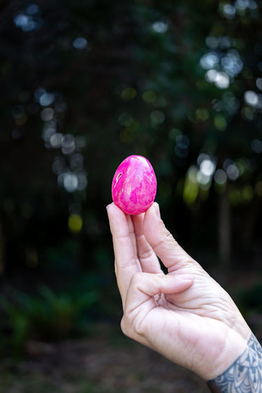 Pink Agate Egg